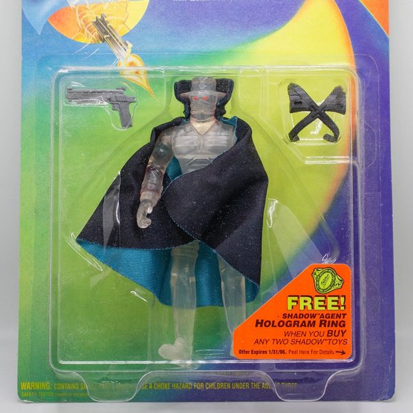 1994 Kenner Toys The Shadow Action Figure - Ambush Shadow w/ Quick Draw Action - Picture 2 of 2